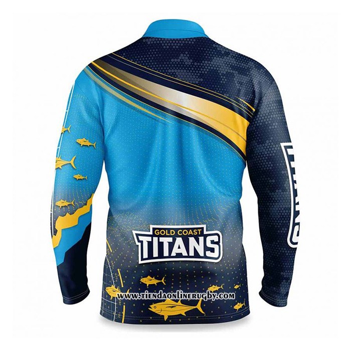 Camiseta NRL Gold Coast Titans Rugby 2022 Fish Finder